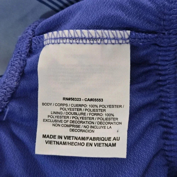 Nike Women's Dri-Fit Graphic Print Running Shorts in blue and black size medium - Picture 5 of 7